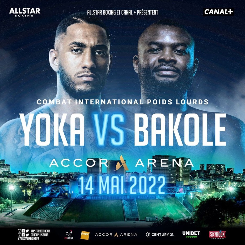 Live From Paris, Tony Yoka-Martin Bakole Streaming on ESPN+